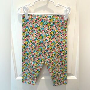 Mini Boden girls floral capri pants size 128cm/7-8Y